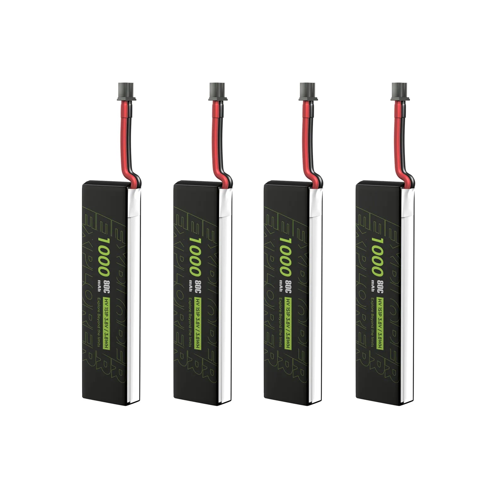 Baterias FlyLens 4PCS- Explorer 1S 1000mAh 80C LiHV Battery Baterias FlyLens 4PCS- Explorer 1S 1000mAh 80C LiHV Battery